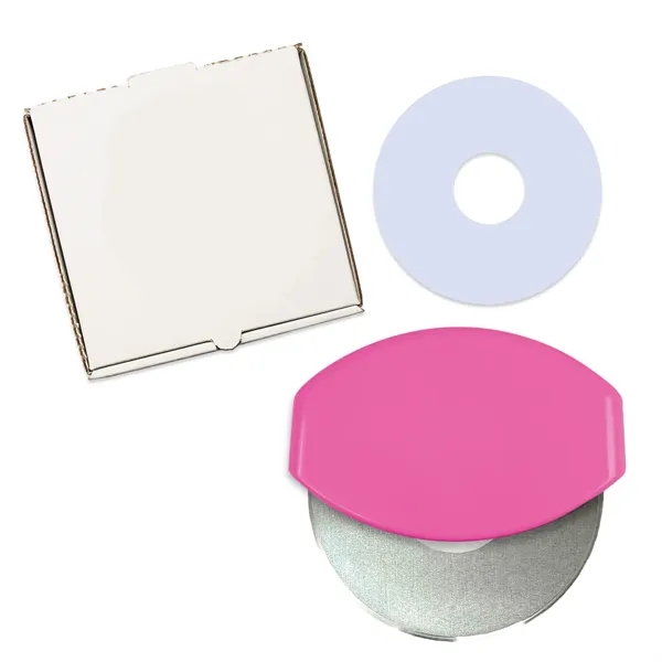 Pizza accessory set with gourmet pizza cutter, pizza box and coupon... from ASI 54040 Fey Promo / Mi Line by Fey