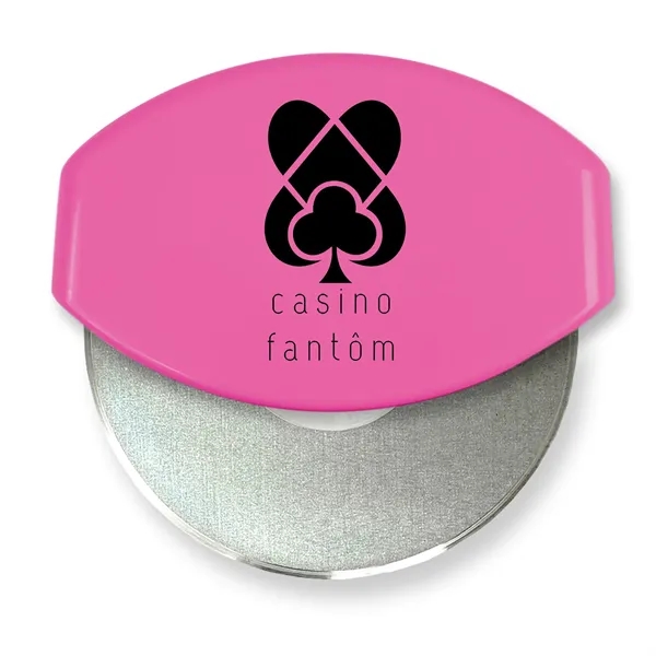 4.33"H x 4.37"W x 1"D gourmet pizza cutter with a removable... from ASI 54040 Fey Promo / Mi Line by Fey