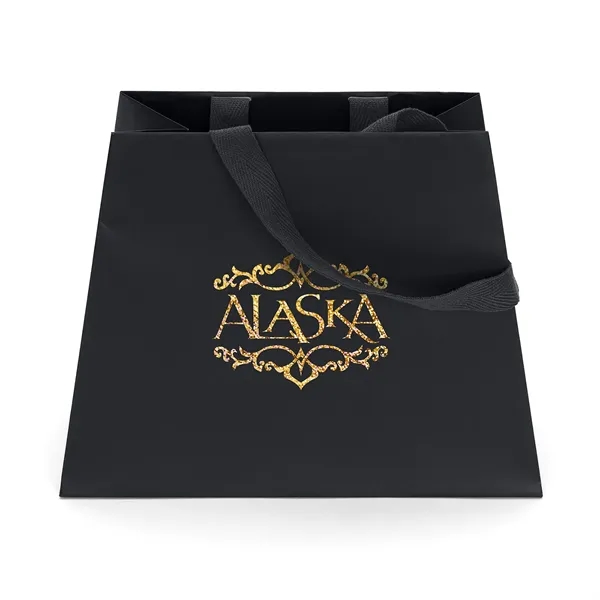 Matte-laminated Eurotote with a unique trapezoid shape. 16" long woven handles.... from ASI 37940 Bag Makers Inc