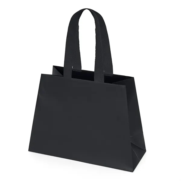Matte-laminated Eurotote with a unique trapezoid shape. 16" long woven handles.... from ASI 37940 Bag Makers Inc