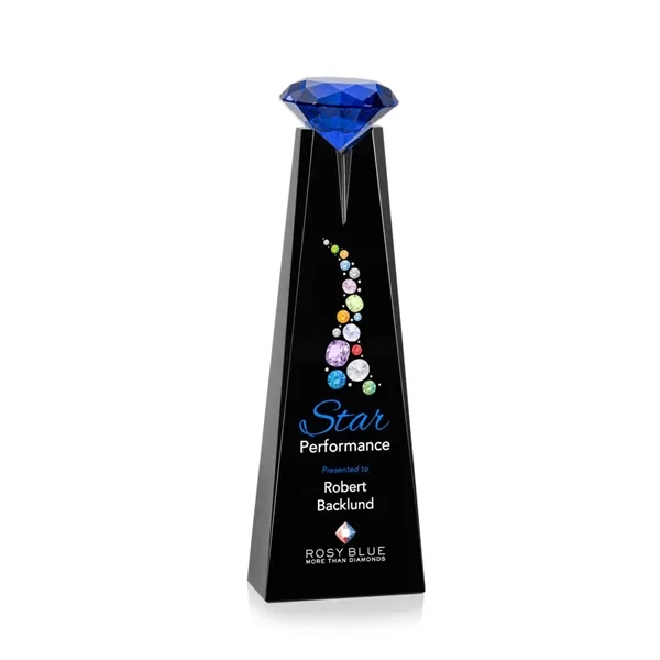 Alicia Gemstone VividPrint™ Award - Black/Sapphire... from ASI 84592 St Regis Group / St Regis
