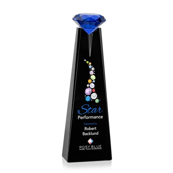 Alicia Gemstone VividPrint™ Award - Black/Sapphire... from ASI 84592 St Regis Group / St Regis