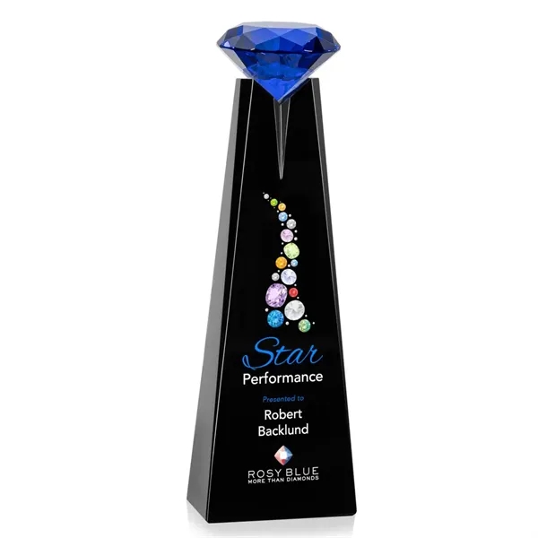 Alicia Gemstone VividPrint™ Award - Black/Sapphire... from ASI 84592 St Regis Group / St Regis