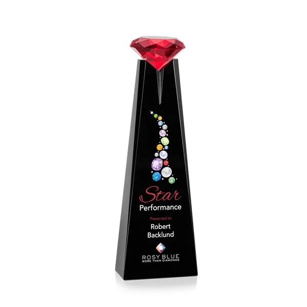 Alicia Gemstone VividPrint™ Award - Black/Ruby... from ASI 84592 St Regis Group / St Regis