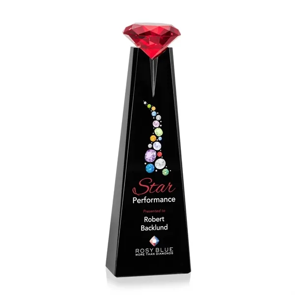Alicia Gemstone VividPrint™ Award - Black/Ruby... from ASI 84592 St Regis Group / St Regis