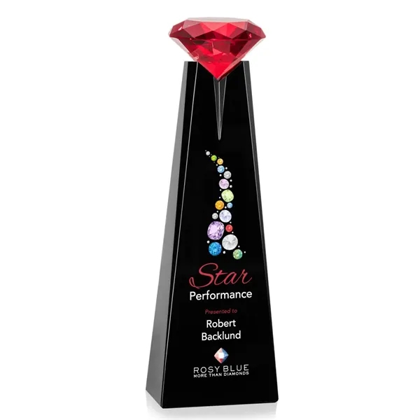 Alicia Gemstone VividPrint™ Award - Black/Ruby... from ASI 84592 St Regis Group / St Regis