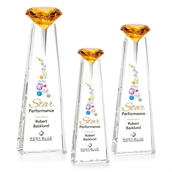 Alicia Gemstone VividPrint™ Award - Optical/Amber... from ASI 84592 St Regis Group / St Regis