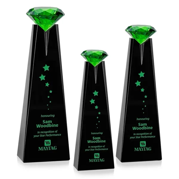 Alicia Gemstone Award - Black/Emerald... from ASI 84592 St Regis Group / St Regis