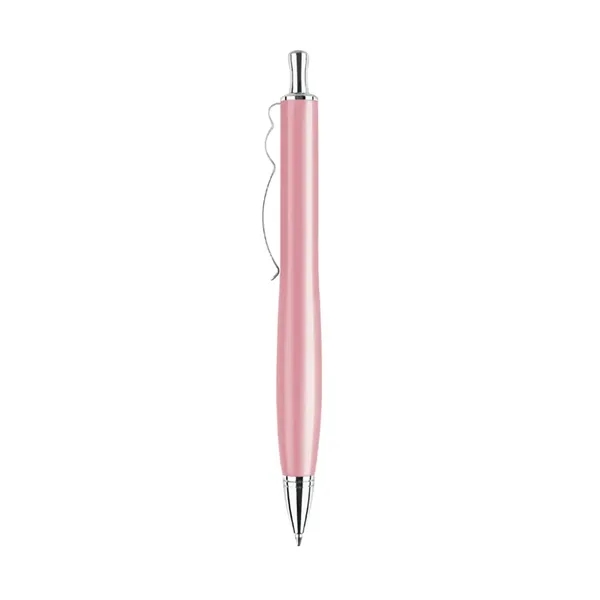 Click action brass pen with unique design clip.... from ASI 31517 Admart Products / Admart Line