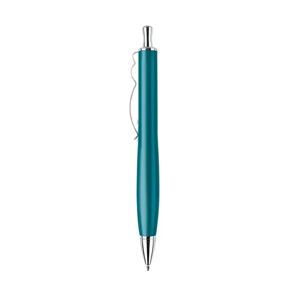 Click action brass pen with unique design clip.... from ASI 31517 Admart Products / Admart Line