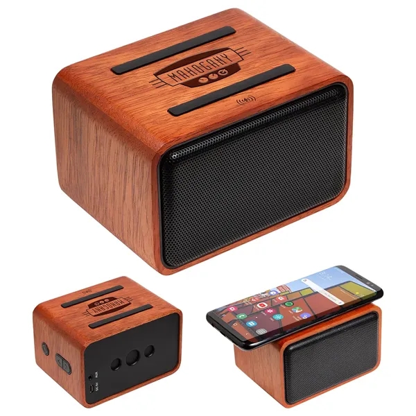Wireless Speaker with Wireless Charger... from ASI 36730 Ariel Premium Supply Inc