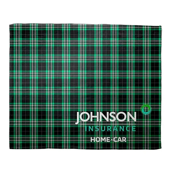 300GSM polyester microfiber faux mink 60" x 50" blanket with hemmed... from ASI 62660 Innovation Line