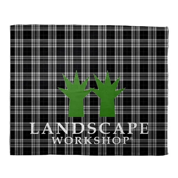 300GSM polyester microfiber faux mink 60" x 50" blanket with hemmed... from ASI 62660 Innovation Line