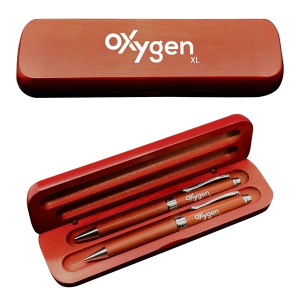 Double pen set with premade pen box, ballpoint pen and lead... from ASI 68190 Lungsal / Lungsal