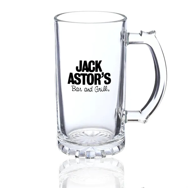 16 oz. beer stein with thick, star bottom and thumb grip... from ASI 52840 Evans Manufacturing
