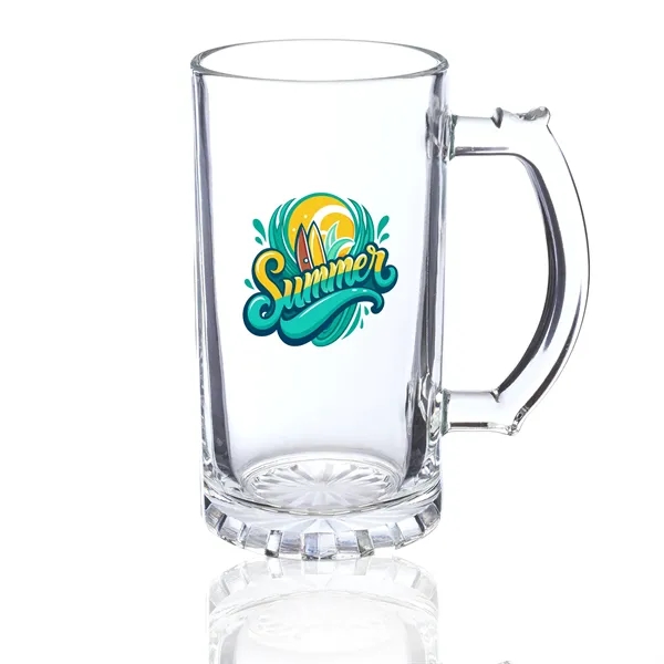 16 oz. beer stein with thick, star bottom and thumb grip... from ASI 52840 Evans Manufacturing
