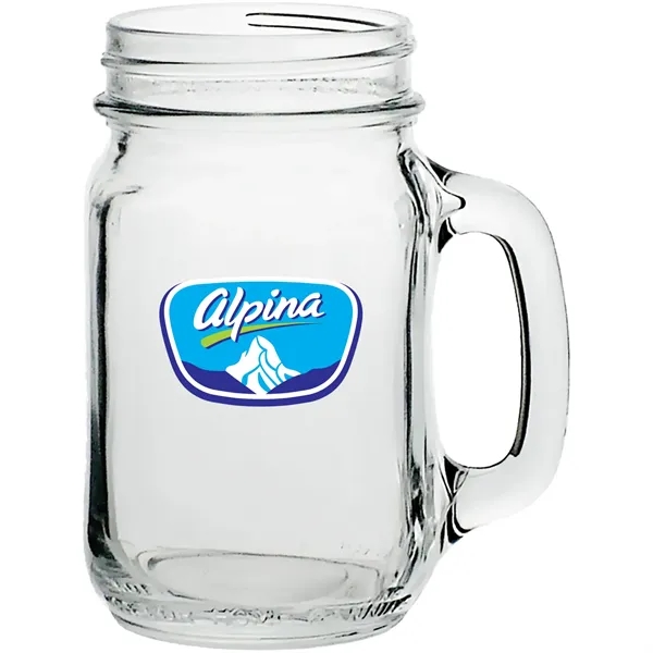 16 oz. Mason jar with handle.... from ASI 52840 Evans Manufacturing