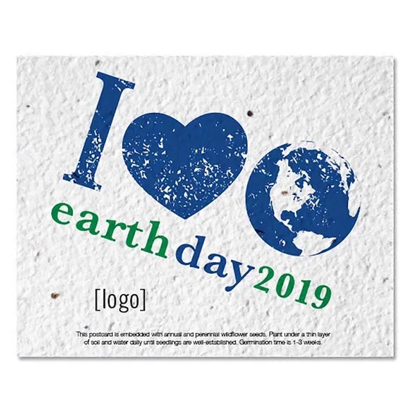 Earth Day seed paper post card.... from ASI 40646 Bloomin Promotions / Bloomin' Promotions™