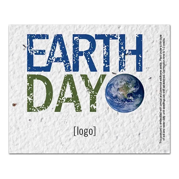 Earth Day seed paper post card.... from ASI 40646 Bloomin Promotions / Bloomin' Promotions™