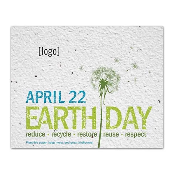 Earth Day seed paper post card.... from ASI 40646 Bloomin Promotions / Bloomin' Promotions™