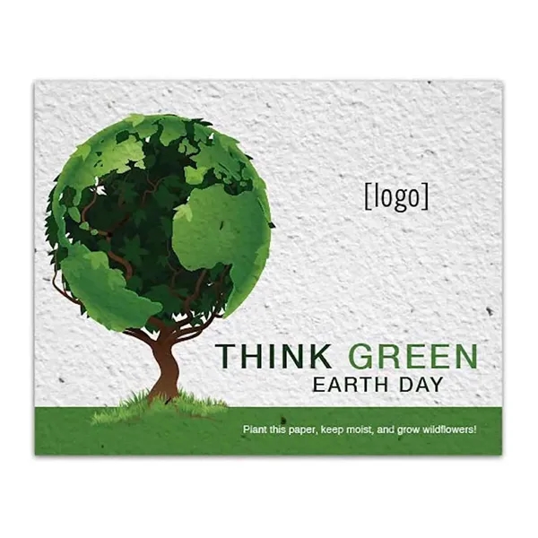 Earth Day seed paper post card.... from ASI 40646 Bloomin Promotions / Bloomin' Promotions™