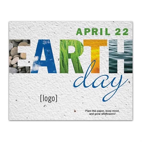 Earth Day seed paper post card.... from ASI 40646 Bloomin Promotions / Bloomin' Promotions™