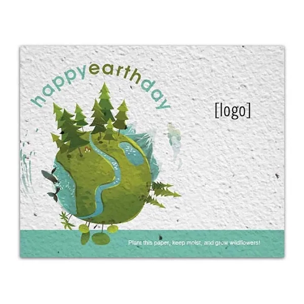 Earth Day seed paper post card.... from ASI 40646 Bloomin Promotions / Bloomin' Promotions™