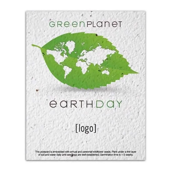 Earth Day seed paper post card.... from ASI 40646 Bloomin Promotions / Bloomin' Promotions™