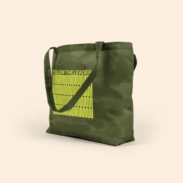 Two-handled tote with a gusset that measures 19" x 14" x... from ASI 74710 Numo