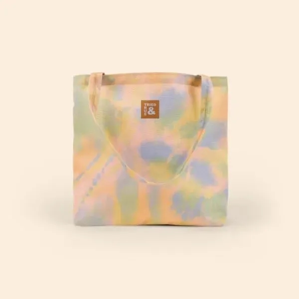 Two-handled tote with a gusset that measures 19" x 14" x... from ASI 74710 Numo