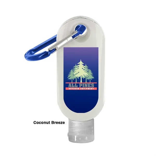 1.9 oz. SPF 30 sunscreen bottle with carabiner.... from ASI 39552 BEL Promo