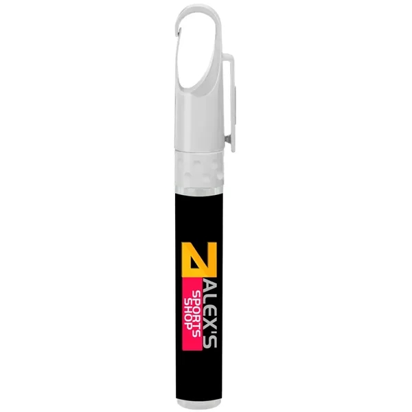 10mL. pen sanitizers with 62% alcohol and approximately 80 sprays.... from ASI 39552 BEL Promo