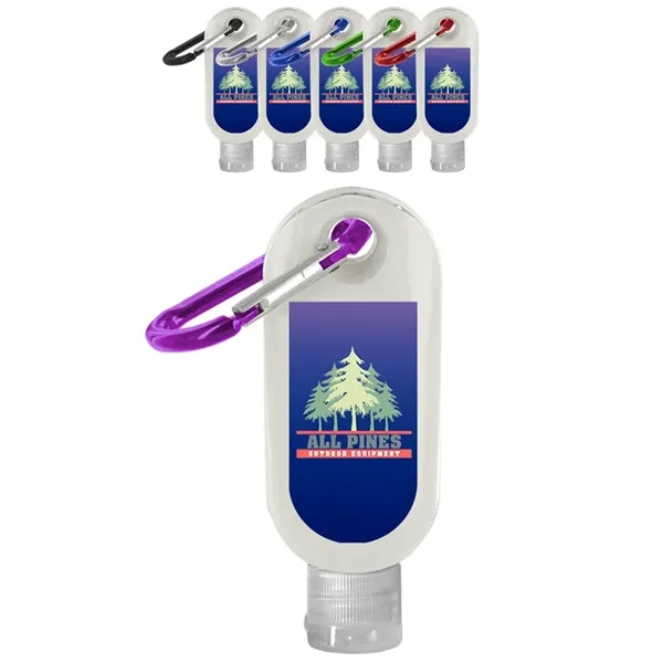 1.9 oz. SPF 30 sunscreen bottle with carabiner.... from ASI 39552 BEL Promo