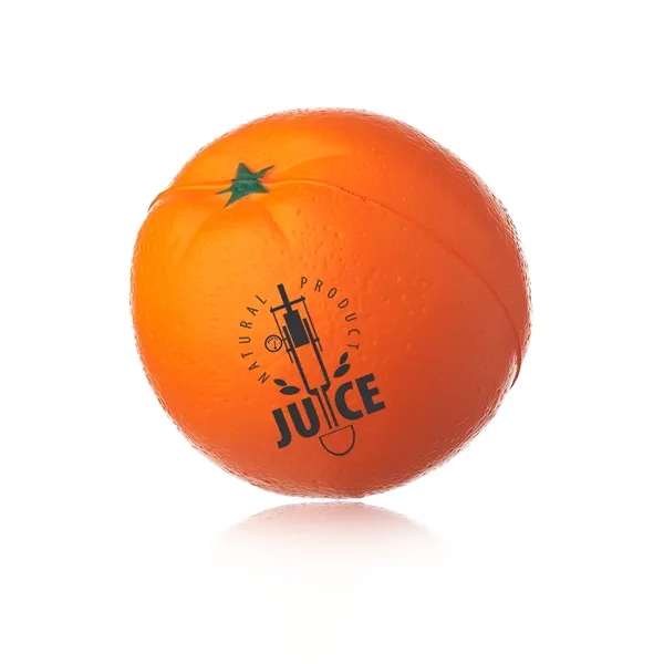 Orange shaped stress reliever made of PU material.... from ASI 39552 BEL Promo