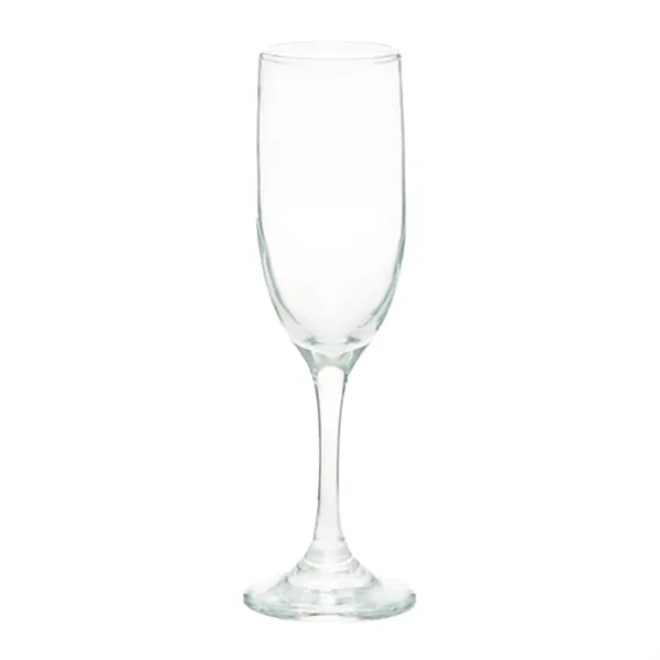 6.25 oz. glass champagne flute with long stem.... from ASI 52840 Evans Manufacturing