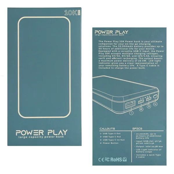 UL-listed power bank with a 10,000mAh capacity, passthrough charging, & foreign... from ASI 61966 HPG / OrigAudio