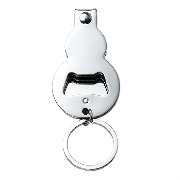 Multi-function gourd shaped nail clipper with bottle opener and keychain with... from ASI 37218 Athena Promo (tm)
