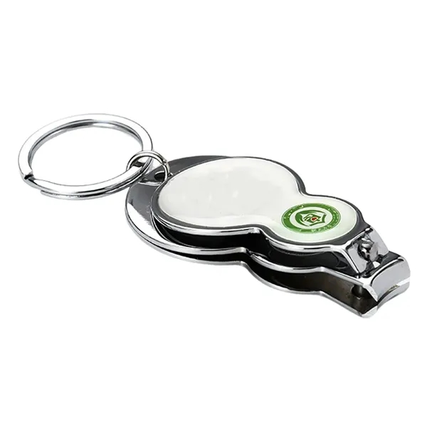 Multi-function gourd shaped nail clipper with bottle opener and keychain with... from ASI 37218 Athena Promo (tm)