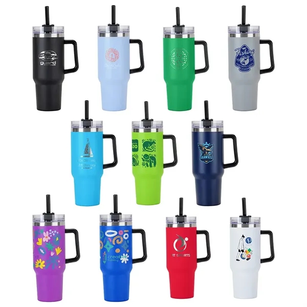40 oz Vacuum Insulated Stainless Steel Mug... from ASI 36730 Ariel Premium Supply Inc