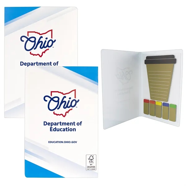 Full Color Coffee Cup Sticky Notepad... from ASI 30208 A P Specialties / AP Specialties