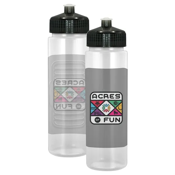 Sporty 24 oz. Full Color Debossed Bottle... from ASI 30208 A P Specialties / AP Specialties