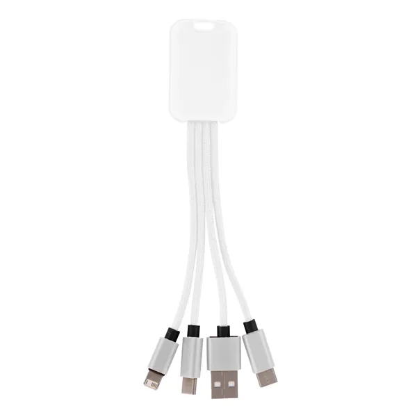4-in-1 charging buddy, compatible with Apple® 8-Pin, Micro USB and Type-C... from ASI 61125 Hit Promotional Products / Hit®