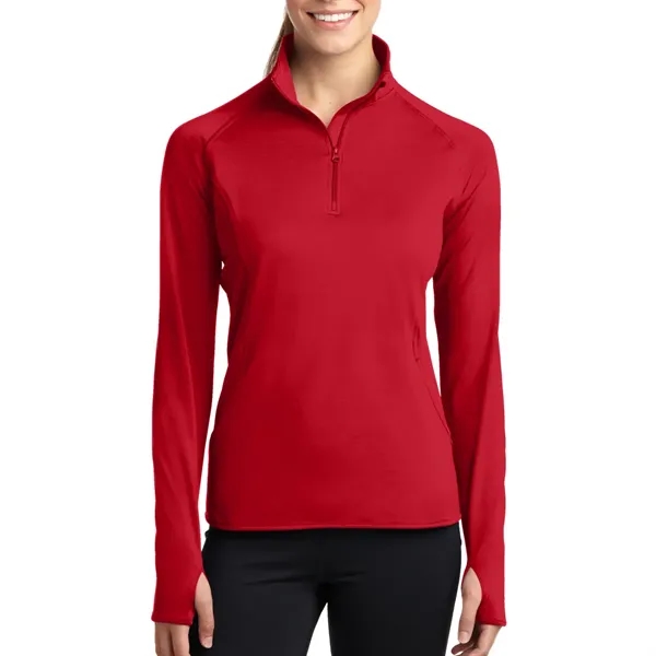 Women's jacket with a brushed backing, moisture control, chin guard, cadet... from ASI 61125 Hit Promotional Products