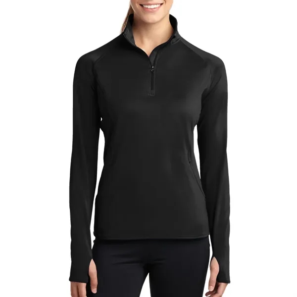 Women's jacket with a brushed backing, moisture control, chin guard, cadet... from ASI 61125 Hit Promotional Products