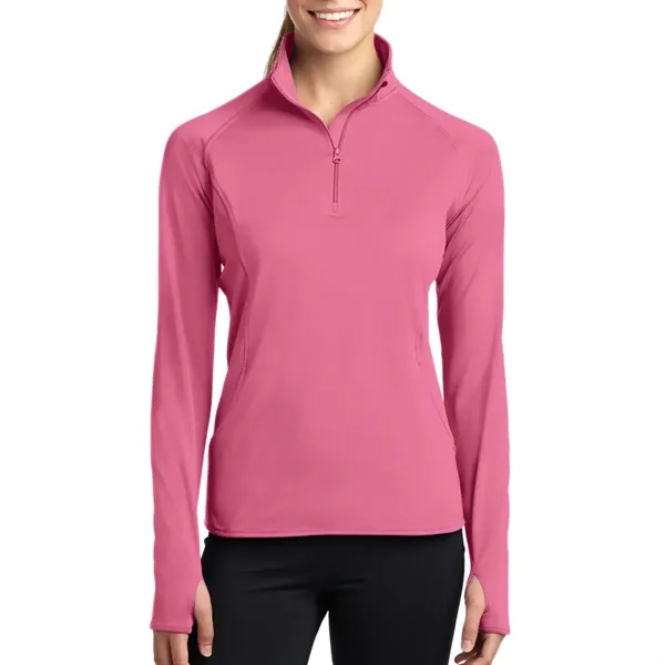Women's jacket with a brushed backing, moisture control, chin guard, cadet... from ASI 61125 Hit Promotional Products