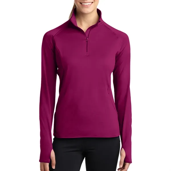 Women's jacket with a brushed backing, moisture control, chin guard, cadet... from ASI 61125 Hit Promotional Products