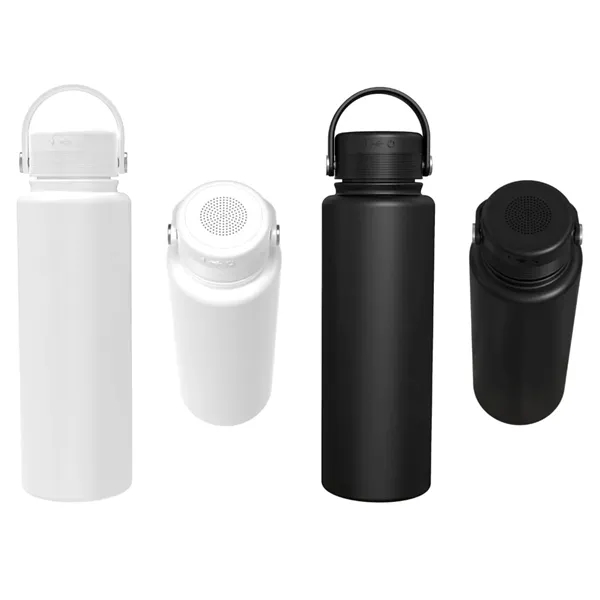Double wall wireless bluetooth bottle, 40 oz. plus 1 color silkscreen... from ASI 37218 Athena Promo (tm)