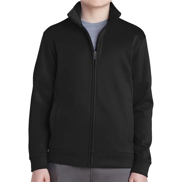 Youth fleece full-zip jacket with anti-static and moisture-wicking fabric.... from ASI 61125 Hit Promotional Products / Hit®