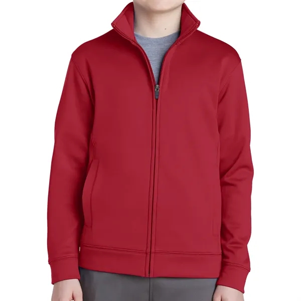 Youth fleece full-zip jacket with anti-static and moisture-wicking fabric.... from ASI 61125 Hit Promotional Products / Hit®