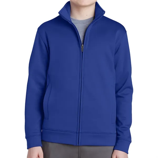 Youth fleece full-zip jacket with anti-static and moisture-wicking fabric.... from ASI 61125 Hit Promotional Products / Hit®